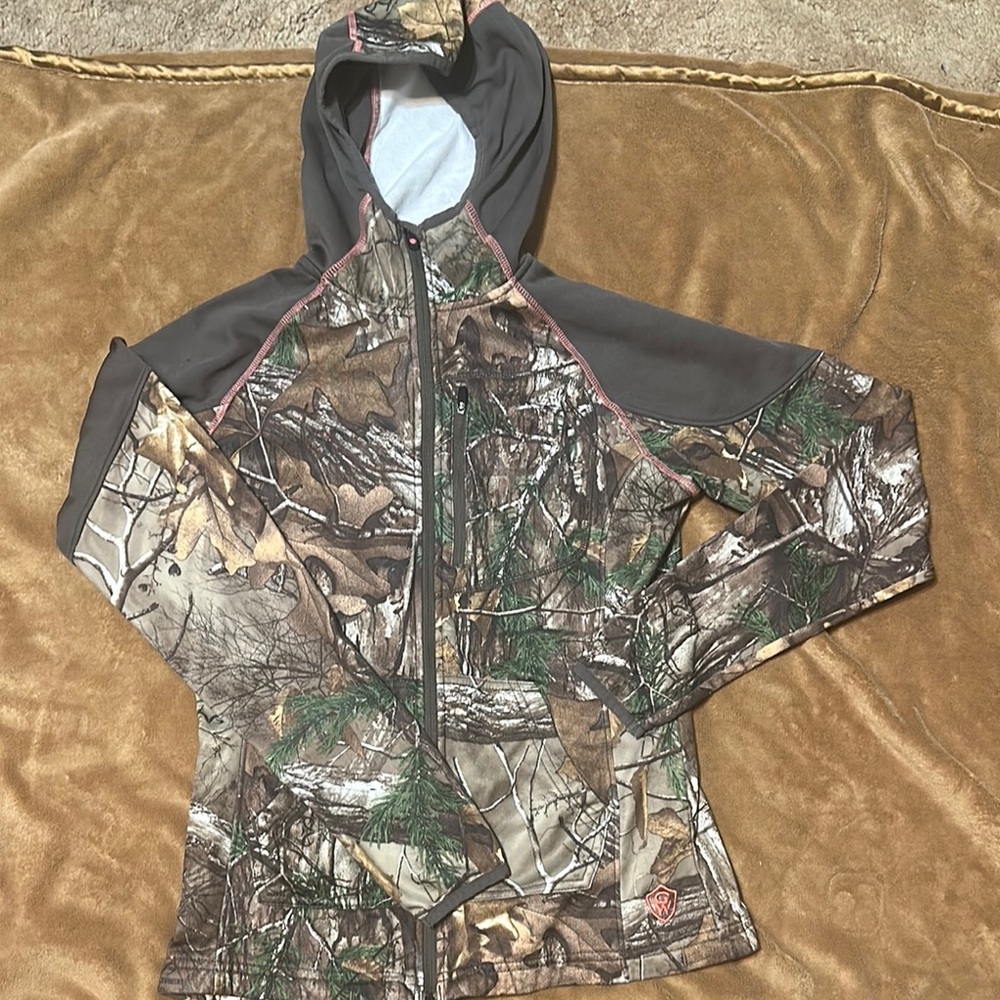 Women's Camouflage Hooded Jacket